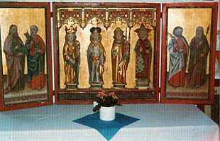 Kleiner Schnitzaltar